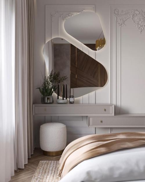 Роскошный интерьер спальни. 04