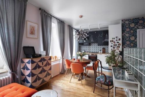 Интерьер квартиры - студии площадью - 32 кв. 05