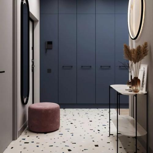 Кухня - гостиная площадью 18 кв. 09