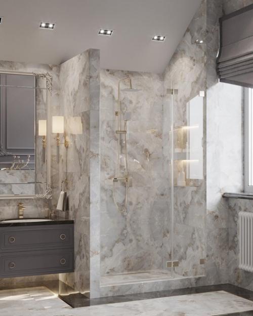 Ванная комната в загородном доме. 05