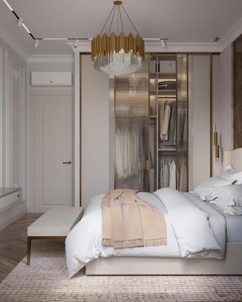 Роскошный интерьер спальни. 02