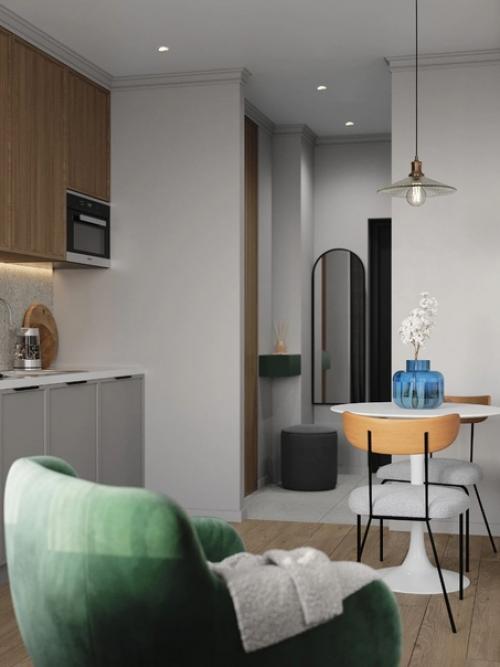 Квартира - студия, площадью - 28 кв. 03