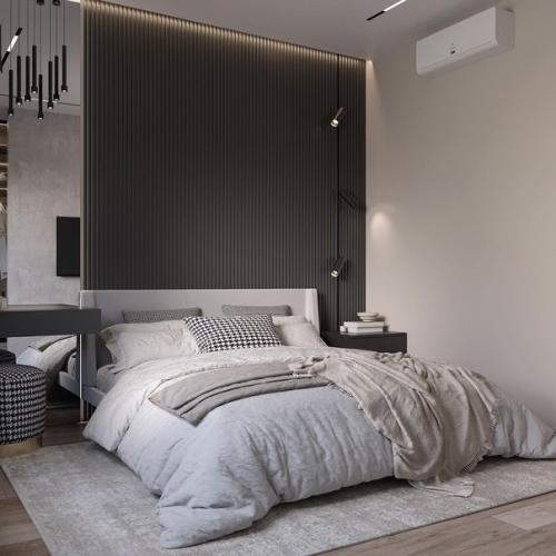 Уютная, обволакивающая спальня. 03