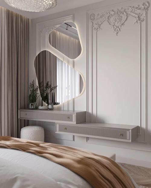 Роскошный интерьер спальни. 03