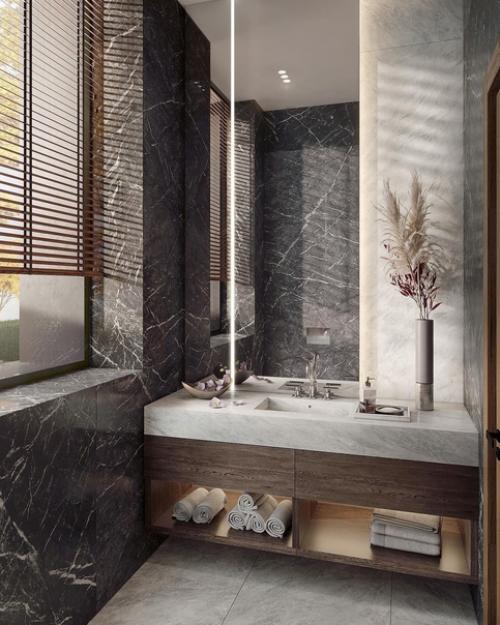 Санузел в частном доме. 01