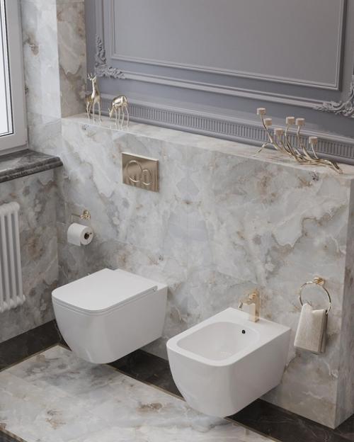 Ванная комната в загородном доме. 06