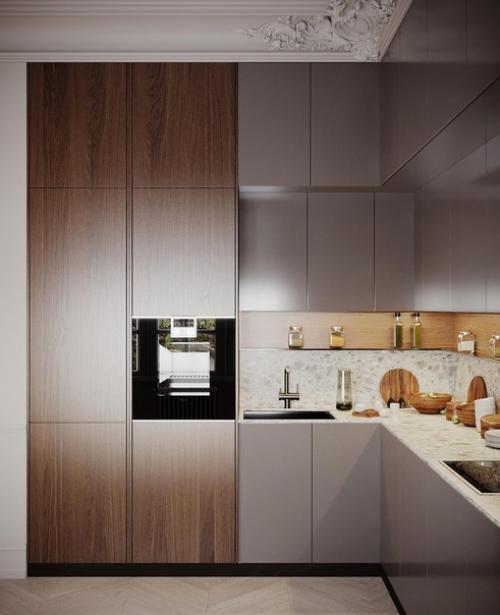 Кухня и спальня из одного проекта. 01