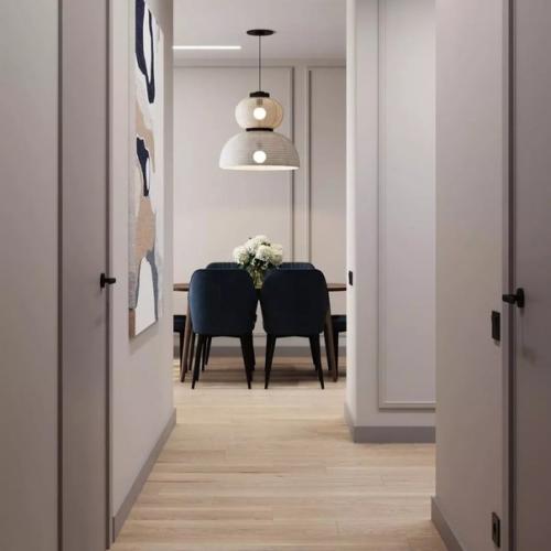 Кухня - гостиная площадью 18 кв. 06