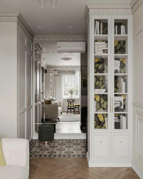 Квартира, которая идеально подходит для студента, так как дизайн необычный, лёгкий, но в то же время атмосферный и уютный. 03