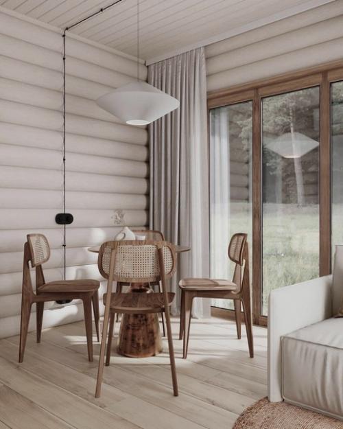 Проект гостиной в современном стиле. 07