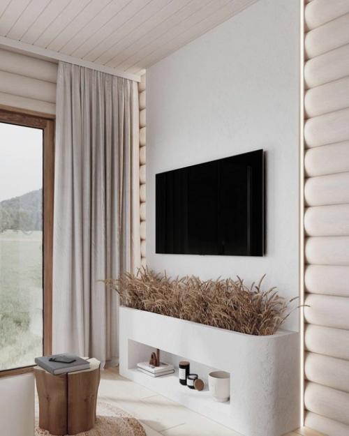 Проект гостиной в современном стиле. 05