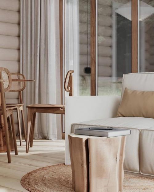 Проект гостиной в современном стиле. 02