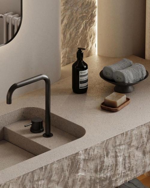 Интерьер гостевого санузла. 07