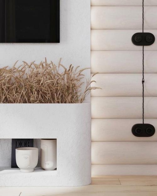 Проект гостиной в современном стиле. 04