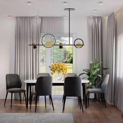 Уютный интерьер кухни - гостиной. 03