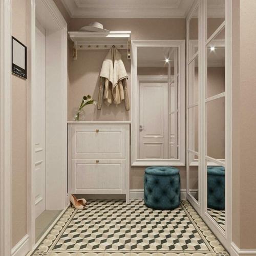 Проeкт квaртиры в стилe соврeменная классикa. 06