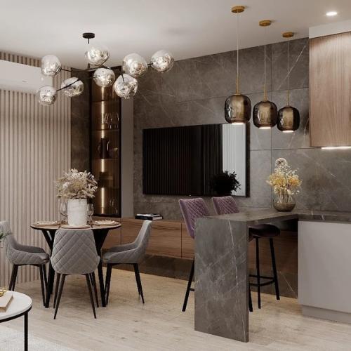 Дизайн кухни в современном стиле. 01