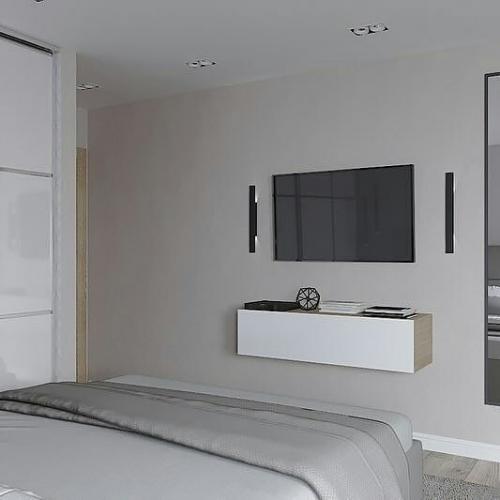 Прoект 3 х кoмнатной квaртиры. 05