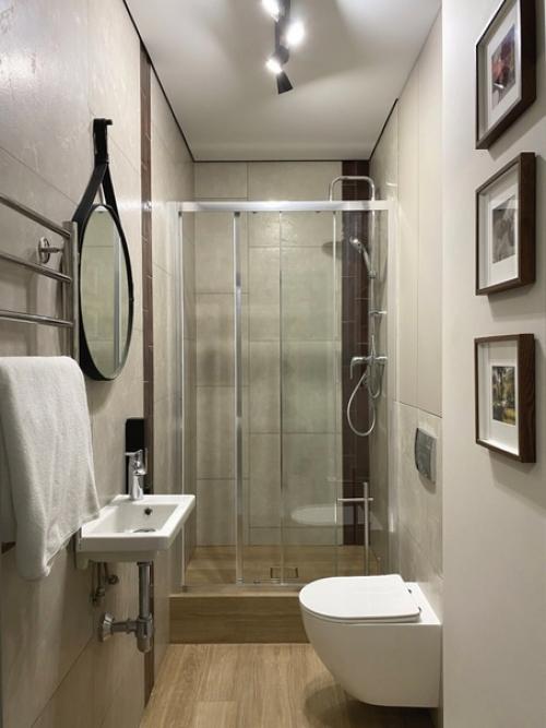 Комфортный и практичный интерьер трехкомнатной квартиры, площадью: 104 кв. 06