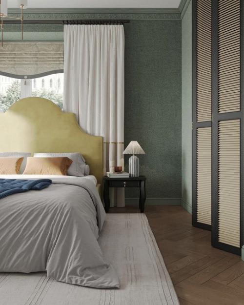 Квартира, которая идеально подходит для студента, так как дизайн необычный, лёгкий, но в то же время атмосферный и уютный. 02