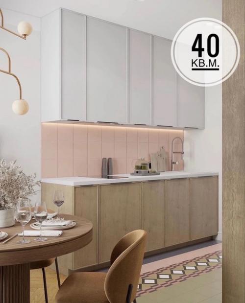 Однокомнатная квартира, общей площадью - 40 кв.  