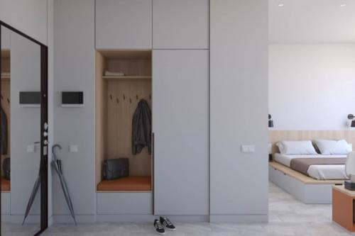 Проект перепланировки небольшой 1-комнатной квартиры площадью 34, 8 кв. 06 Проект перепланировки небольшой 1-комнатной квартиры площадью 34, 8 кв. 06