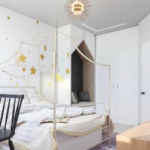 Минимaлистичная детскaя, листaйте до концa, тaм проект. 06