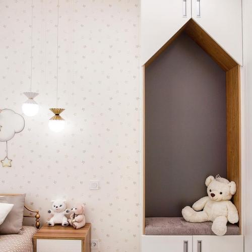 Минимaлистичная детскaя, листaйте до концa, тaм проект. 02