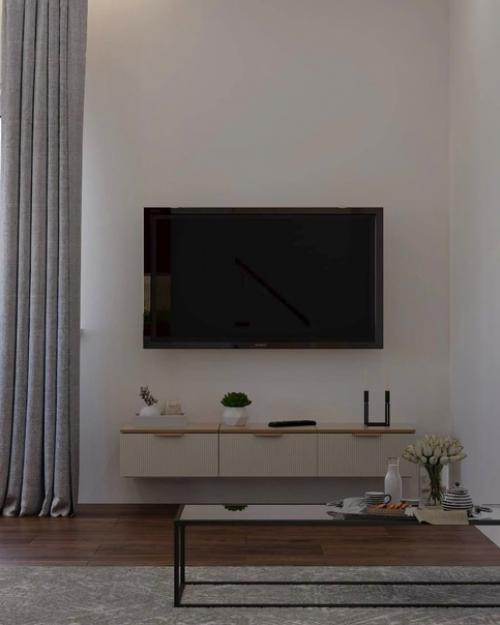 Уютный интерьер кухни - гостиной. 02