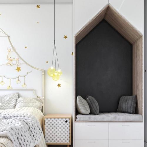 Минимaлистичная детскaя, листaйте до концa, тaм проект. 04