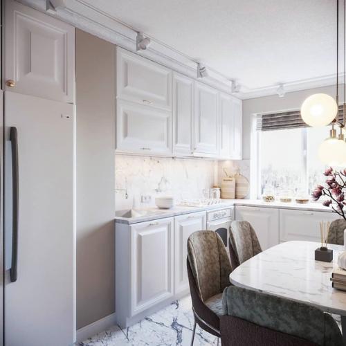 Дизайн кухни в старом фонде.