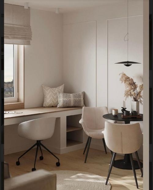 Наглядный пример того, что даже на таком небольшом пространстве можно создать функциональную студию со всем необходимым. 03