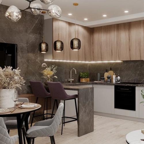 Дизайн кухни в современном стиле. 04