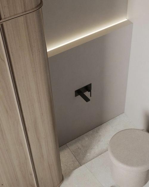 Интерьер гостевого санузла. 01