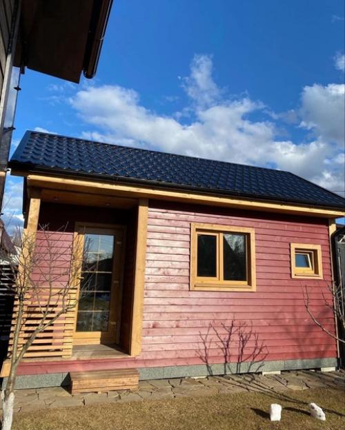 Дом, площадью всего 18 кв м.