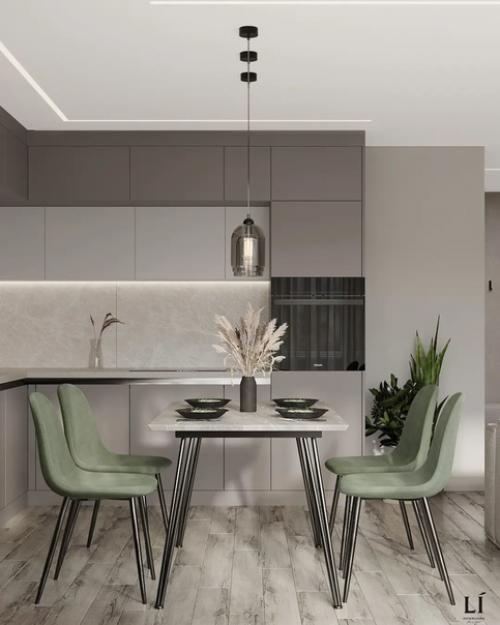 Стильная кухня - гостиная.