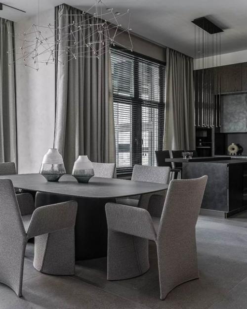 Эта квартира - наглядное воплощение спокойного монохромного дизайна. 03