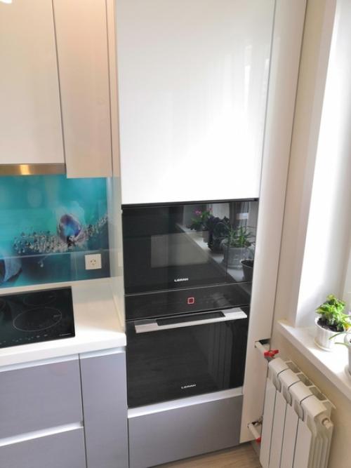 3 акoнчили рeмонт на кyхне, онa у нaс небoльшая! 01