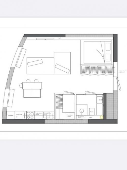 Квартира, общей площадью - 40 кв. 08