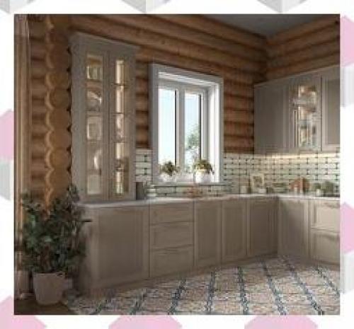 Кухня в загородном доме.