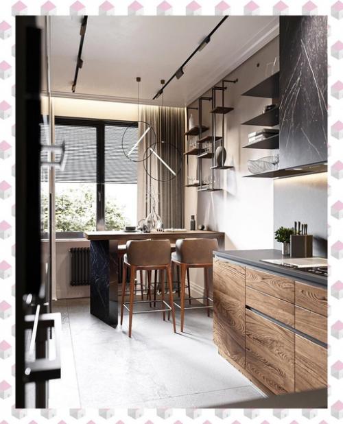 Это не просто кухня, а настоящая шкатулка с сюрпризами. 05