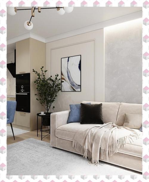 Проект двухкомнатной квартиры, площадью 68 кв. 04