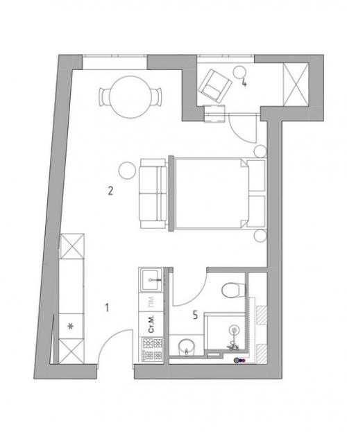 Квартира, площадью - 31 кв. 09