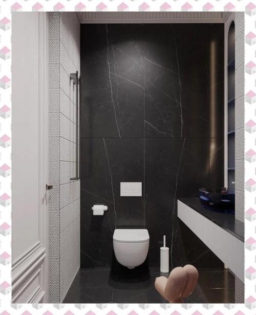 Интерьер детского санузла в двухуровневом пентхаусе для мальчика и девочки. 02