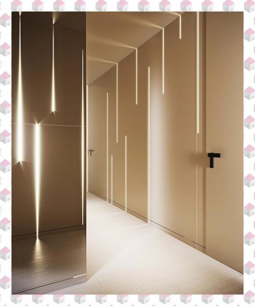 Минималистичный, интерьер прихожей, выдержанный в монохромной гамме. 03