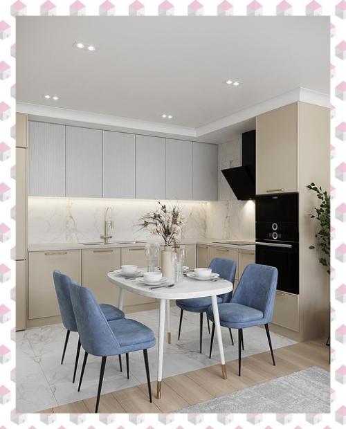 Проект двухкомнатной квартиры, площадью 68 кв. 03