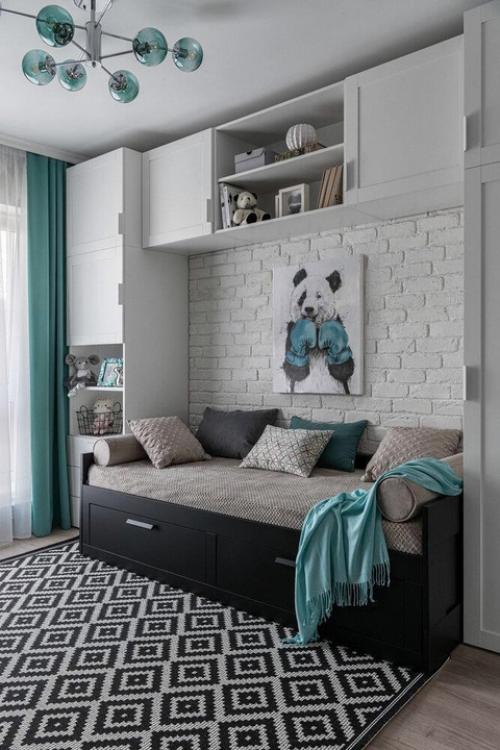 Стильный дизайн двухэтажного таунхауса. 06