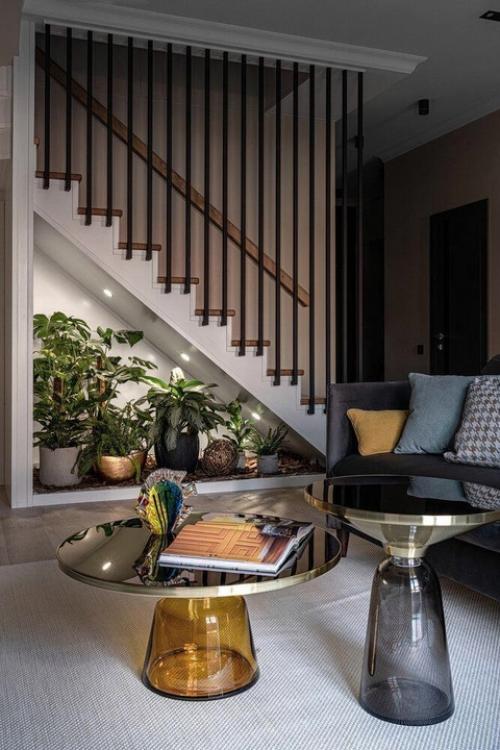 Стильный дизайн двухэтажного таунхауса. 01