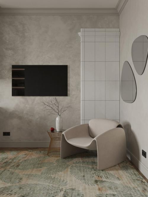 Интерьер квартиры, которая находится в старом доме.