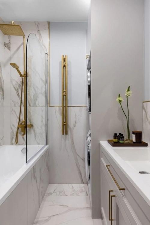 Элегантный светлый интерьер, объединивший в себе современность и классику. 07